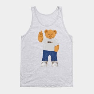 Peace Bear Tank Top